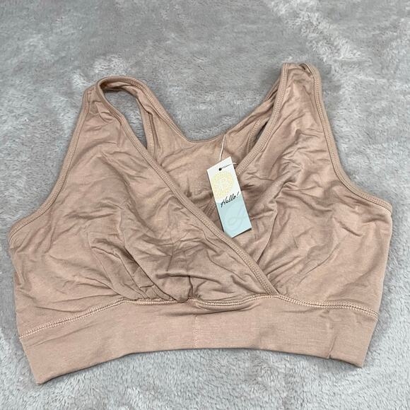 NWT Kindred Bravely LOT OF 2 French Terry Racerback Nursing Sleep Bras XXL Busty - Picture 4 of 12